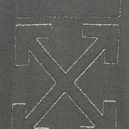 OFF-WHITE Arrow Sweatshirt Melange Grey/Silver