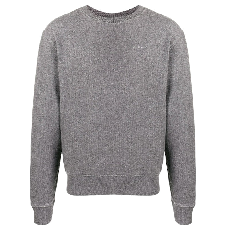 OFF-WHITE Arrow Sweatshirt Melange Grey/Silver