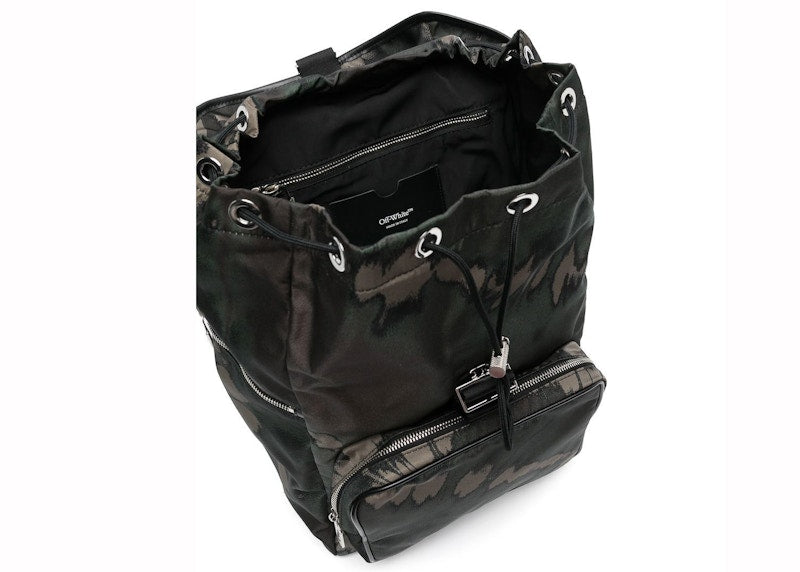 OFF-WHITE Arrow Tuc Tie-Dye Backpack Camouflage