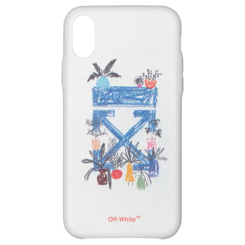 OFF-WHITE Arrow iPhone XS Max Case White/Blue
