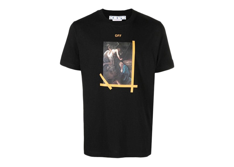 OFF-WHITE Arrows Caravaggio Annunciation Slim Tee Black/Multi
