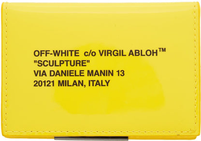 OFF-WHITE Arrows Card Holder Yellow Black