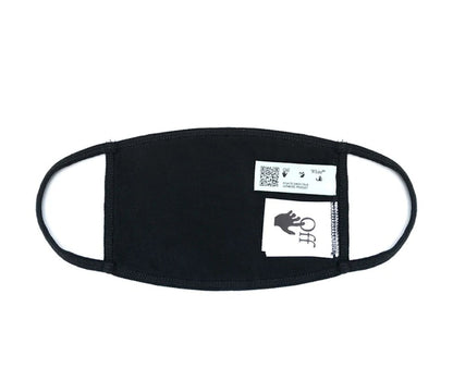 OFF-WHITE Arrows Logo Facemask Black/White