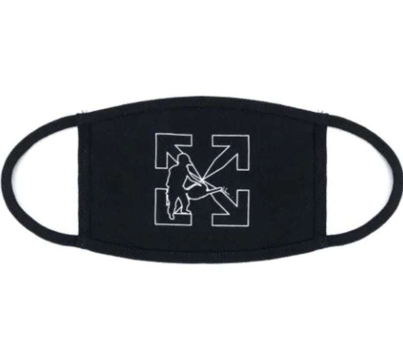 OFF-WHITE Arrows Logo Facemask Black/White