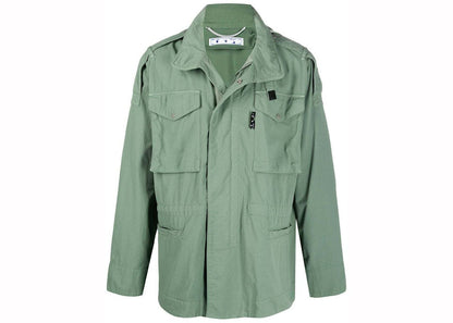 OFF-WHITE Arrows Logo Field Jacket Green