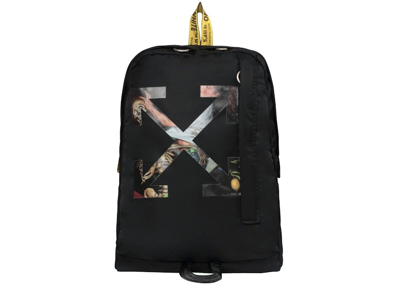 OFF-WHITE Arrows-Motif Pascal Backpack Black/Pink