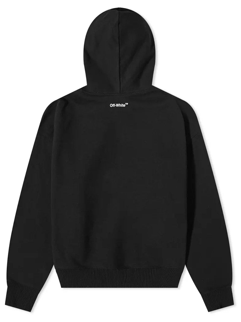 OFF-WHITE Arrows Print Hoodie Black/White
