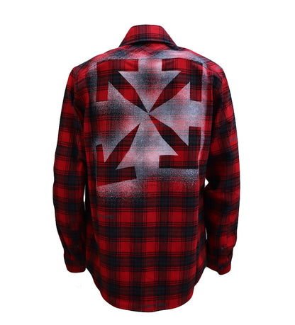 OFF-WHITE Arrows Print Shirt Red