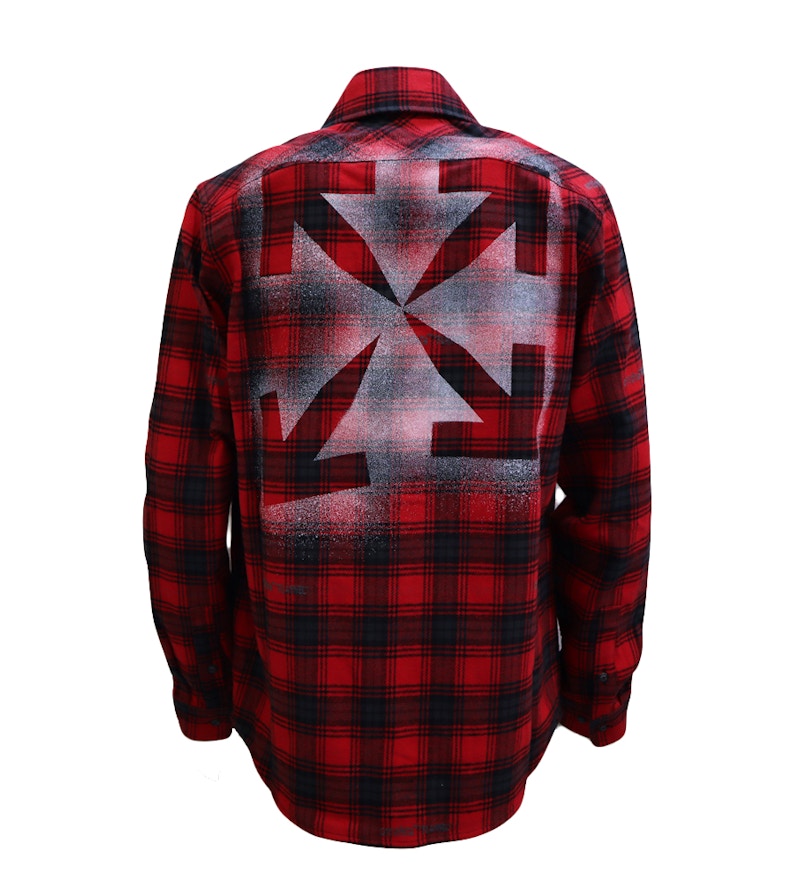 OFF-WHITE Arrows Print Shirt Red
