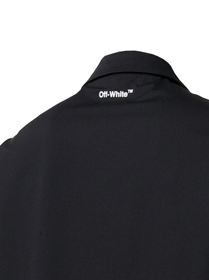 OFF-WHITE Arrows Print Short Sleeve Shirt Black/White