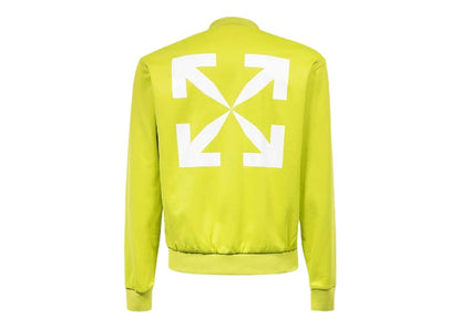 OFF-WHITE Arrows-Print Track Jacket Lime Green