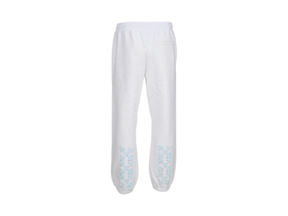 OFF-WHITE Arrows Printed Sweatshorts White/Light Blue