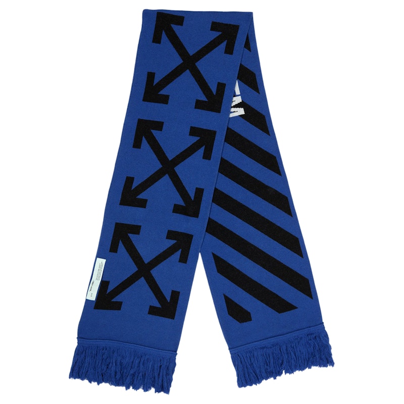 OFF-WHITE Arrows Scarf Black/Blue