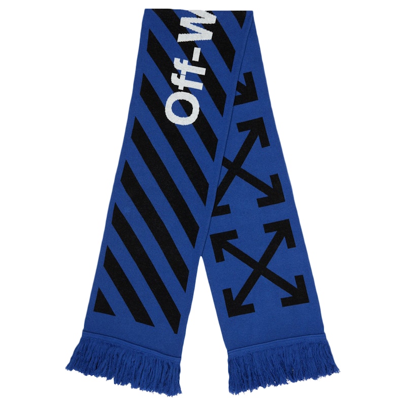 OFF-WHITE Arrows Scarf Black/Blue