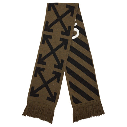 OFF-WHITE Arrows Scarf (SS19) Military Green/Black
