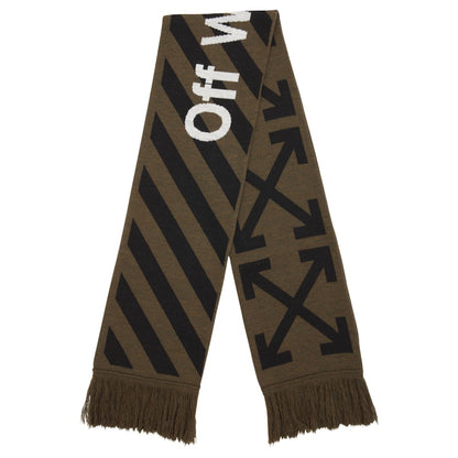 OFF-WHITE Arrows Scarf (SS19) Military Green/Black