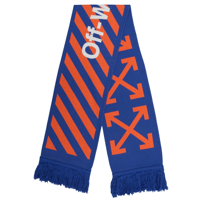 OFF-WHITE Arrows Scarf Orange/Blue
