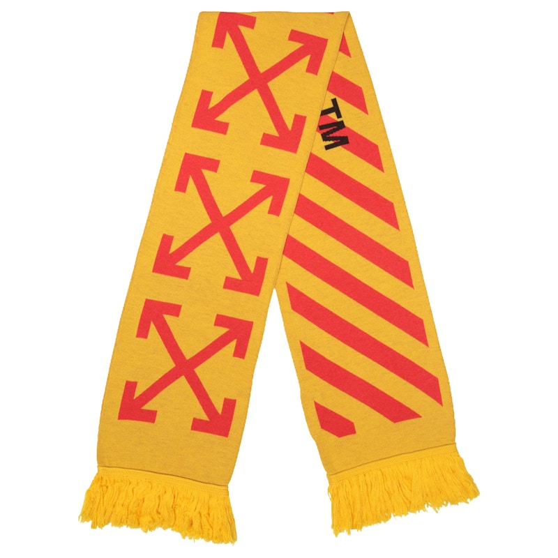 OFF-WHITE Arrows Scarf Yellow/Orange