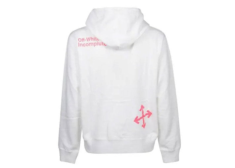 OFF-WHITE Arrows Sketch Loose Fit Hoodie White
