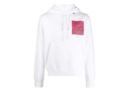 OFF-WHITE Arrows Sketch Loose Fit Hoodie White