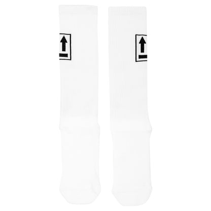 OFF-WHITE Arrows Socks (SS19) White/Black