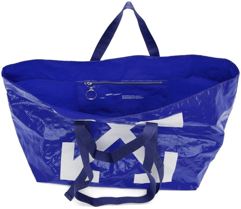 OFF-WHITE Arrows Tote Bag Blue White