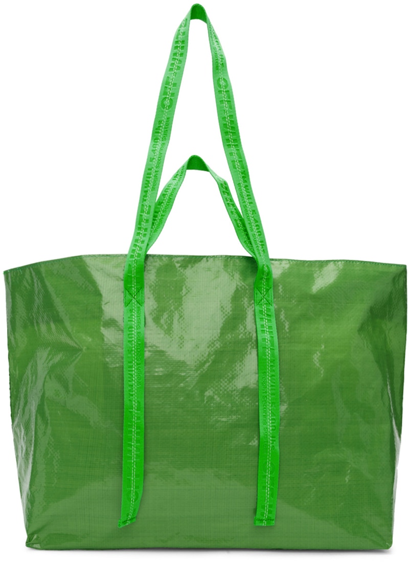 OFF-WHITE Arrows Tote Bag Green White