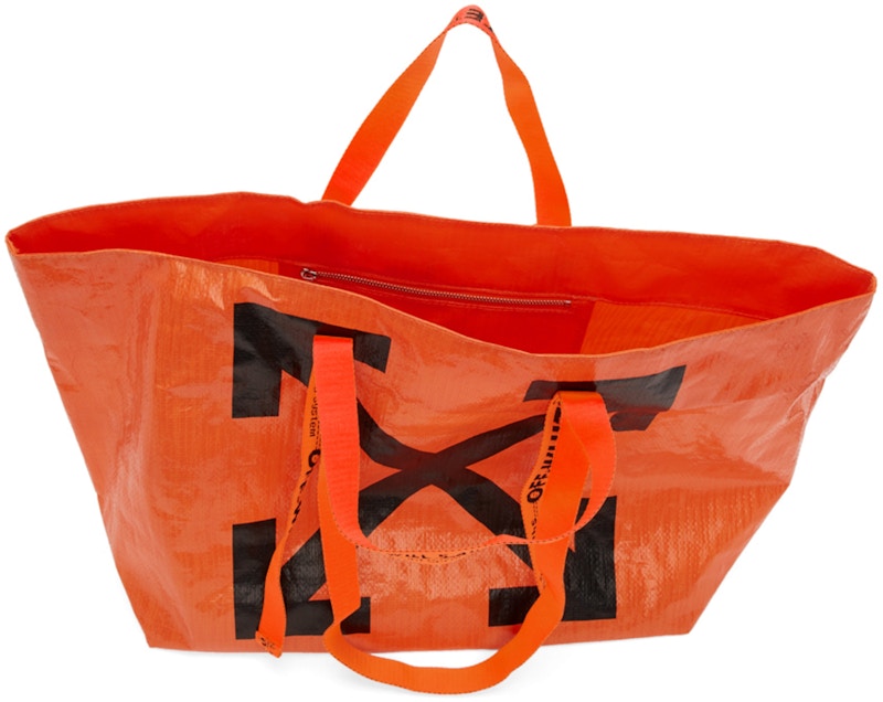 OFF-WHITE Arrows Tote Bag Orange Black