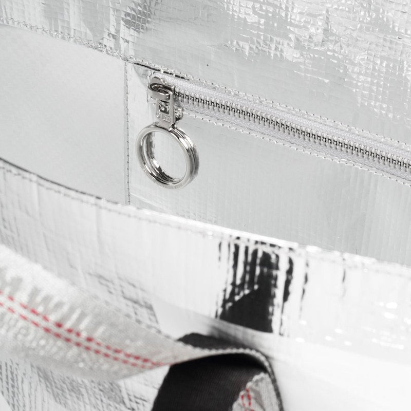 OFF-WHITE Arrows Tote Bag Silver White
