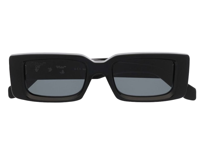 OFF-WHITE Arthur Square Frame Sunglasses Black/White (OERI016Y21PLA0011007)