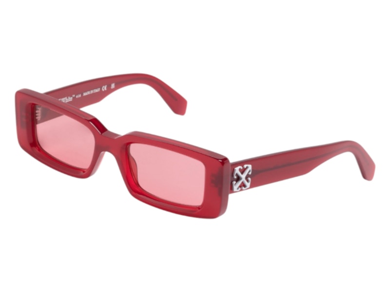 OFF-WHITE Arthur Sunglasses Burgundy Burgundy (OERI127S24PLA0012828-FR)