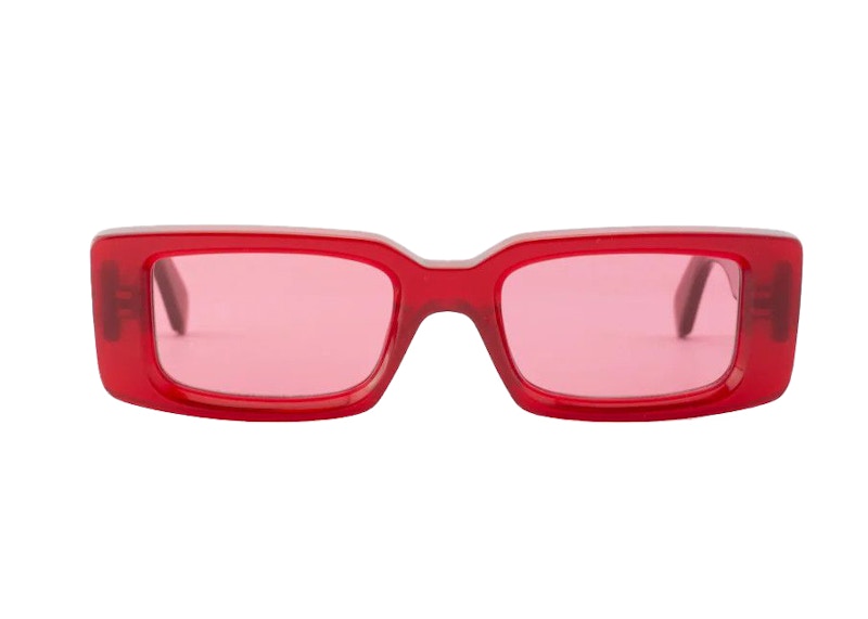 OFF-WHITE Arthur Sunglasses Red (OERI127S24PLA0012828)
