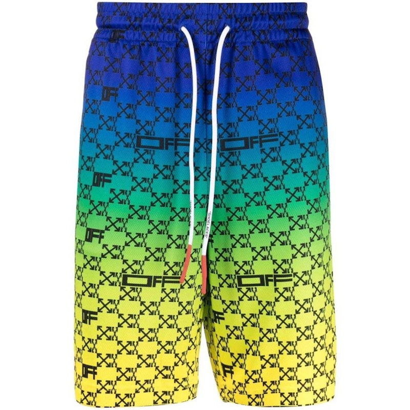 OFF-WHITE Athl Monogram Shorts Multicolor