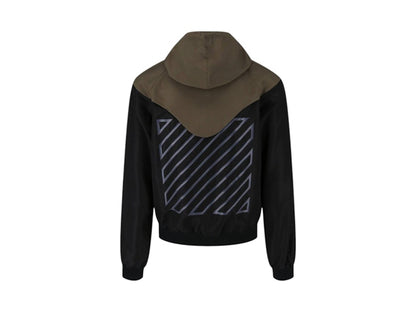 OFF-WHITE Athleisure Diag Outline Tracktop Black