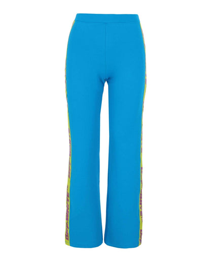 OFF-WHITE Athletic Logo Banded Split Pants Blue