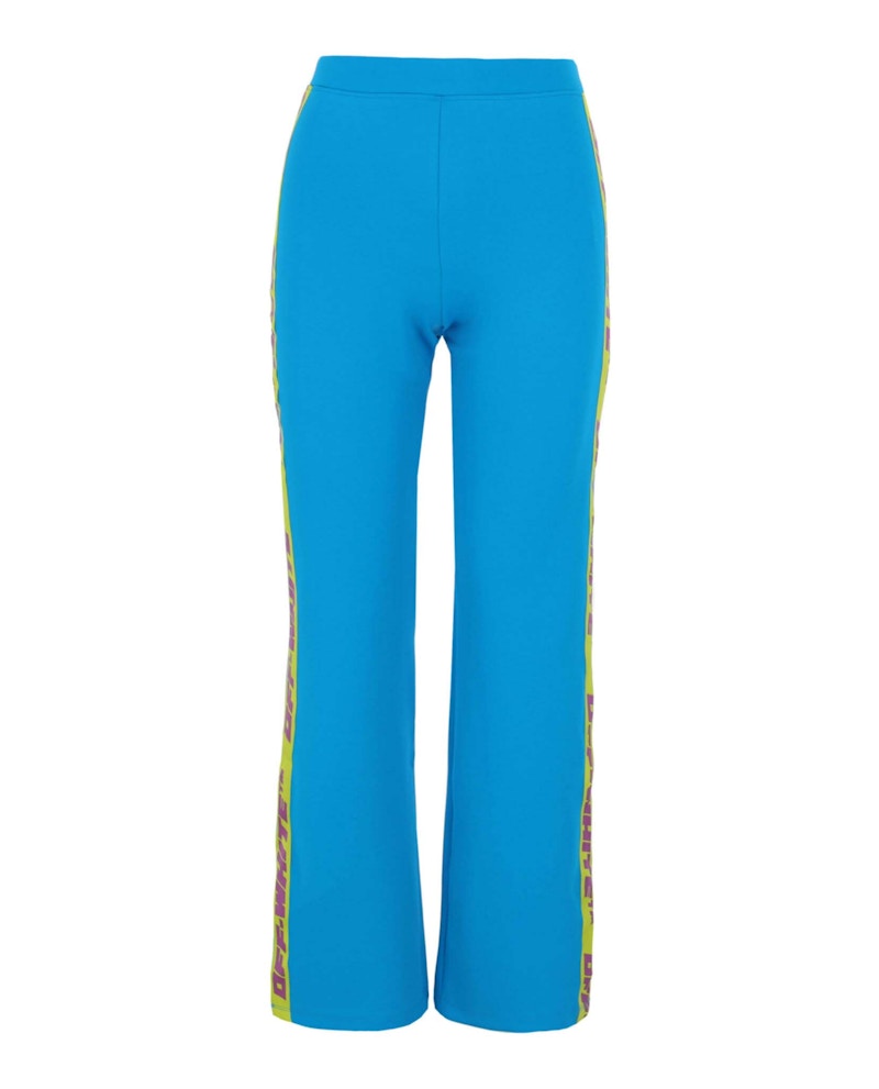 OFF-WHITE Athletic Logo Banded Split Pants Blue