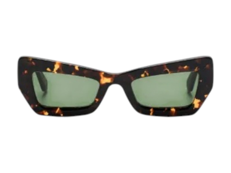 OFF-WHITE Aurora Sunglasses Havana Green (OERI137F24PLA0016055)