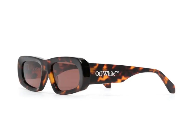 OFF-WHITE Austin Sunglasses Havana/Brown (OERI065S23PLA0016064)