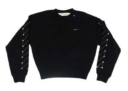 OFF-WHITE Backbone Arrows Crewneck Black
