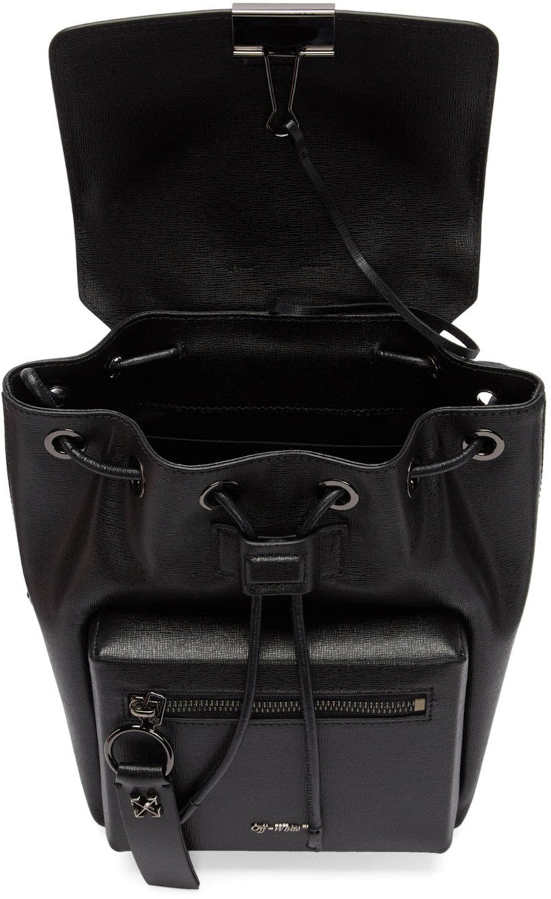 OFF-WHITE Backpack Diag Black White