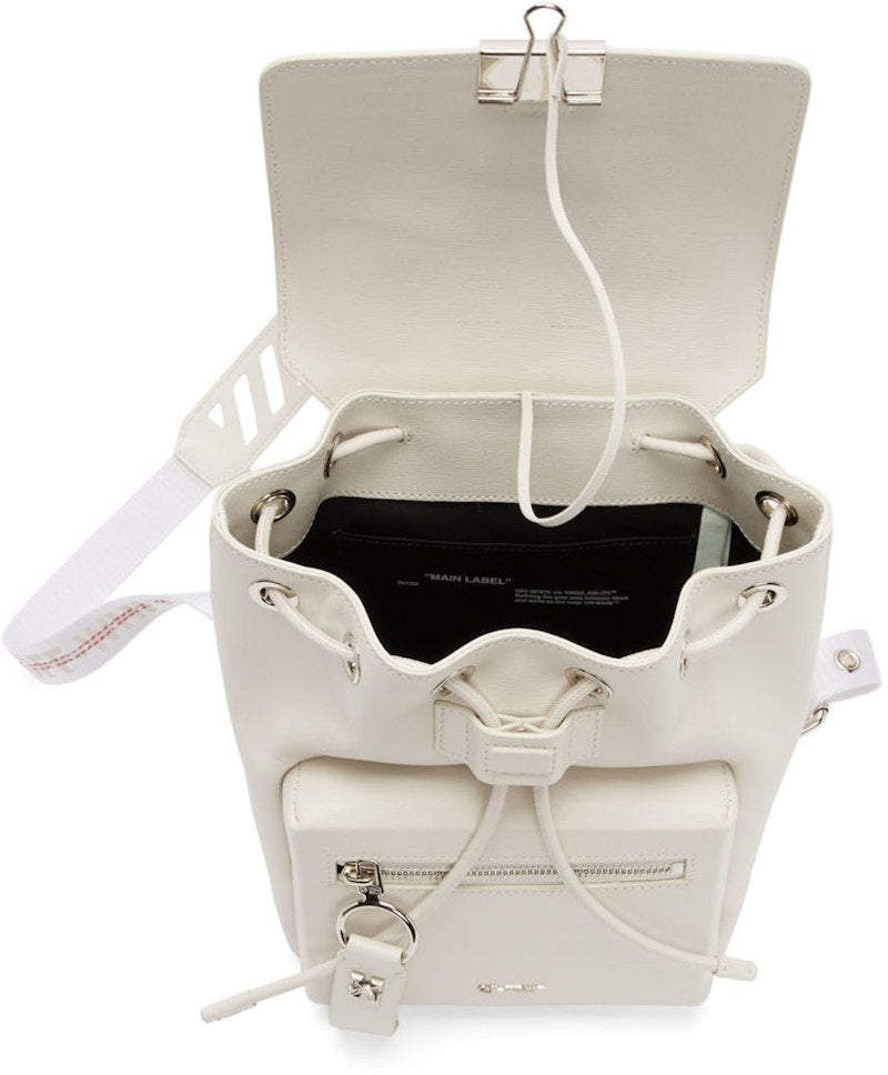 OFF-WHITE Backpack Diag Off White Black