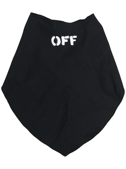 OFF-WHITE Bandana Face Mask Black/White