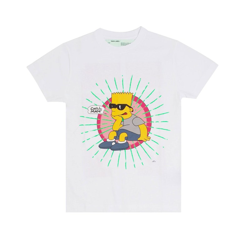 OFF-WHITE Bart Glasses T-shirt White