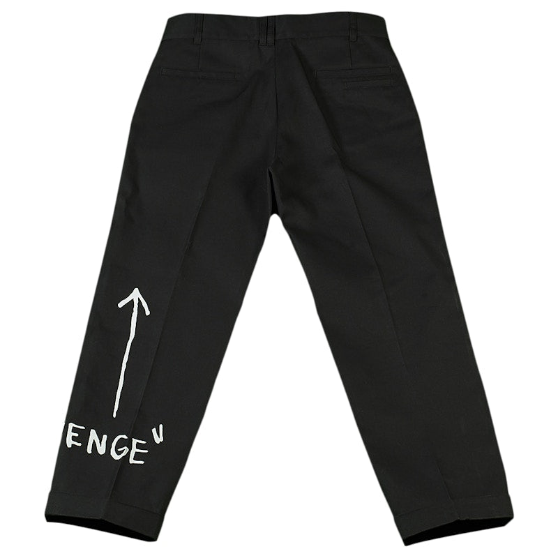 OFF-WHITE Basquiat Chino Pants Black/White