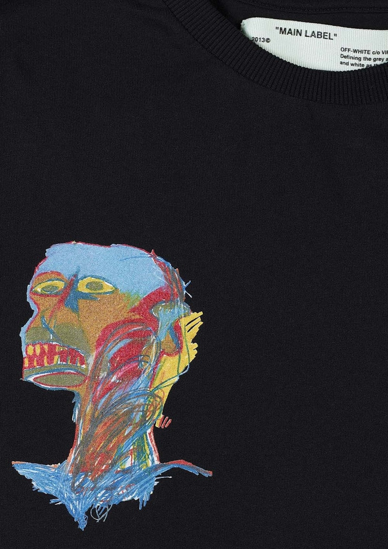 OFF-WHITE Basquiat Graphic T-shirt Black/Multicolor