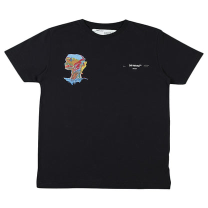 OFF-WHITE Basquiat Graphic T-shirt Black/Multicolor