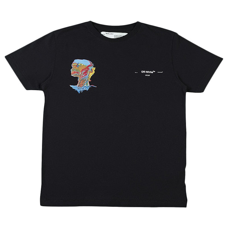 OFF-WHITE Basquiat Graphic T-shirt Black/Multicolor