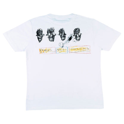 OFF-WHITE Basquiat Graphic T-shirt White/Multicolor