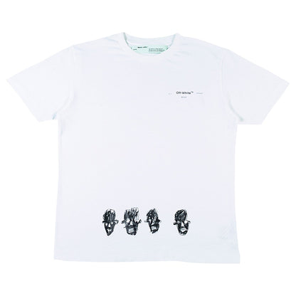 OFF-WHITE Basquiat Graphic T-shirt White/Multicolor