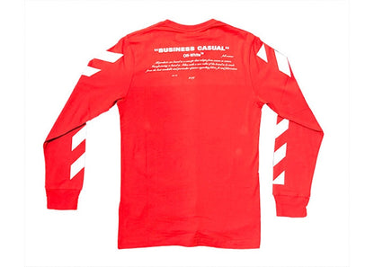 OFF-WHITE Bernini L/S Tee Red